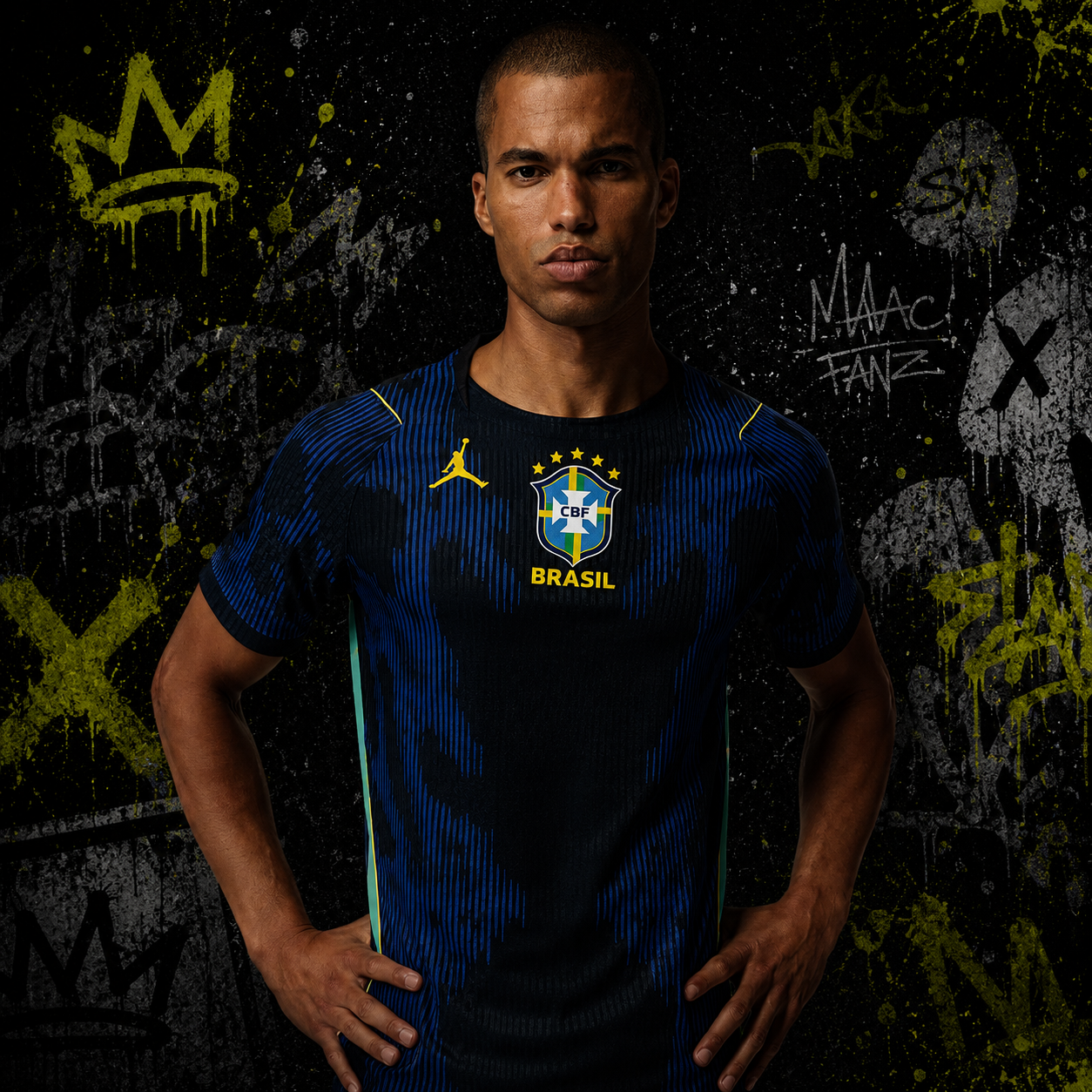 Camisa Brasil Jordan II 2026/27